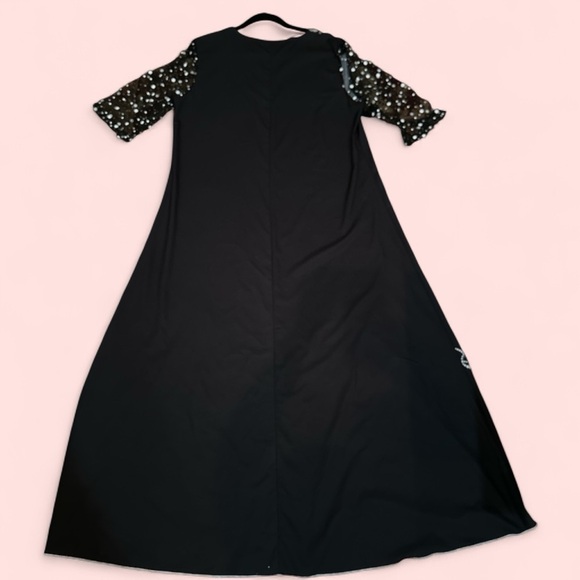 Black Embellished Maxi Dress – Size XL – Tall Girl Friendly – NWOT - Picture 9 of 9